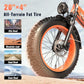 Folding Electric Bike for Adults, 20'' 1500W Peak Fat Tire Ebike, Up to 70 Miles 30+MPH Electric Mountain Bike with 52V 20AH Removable Battery, Dual Suspension, 7-Speed,UL Certified