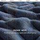 Cozy Bliss Faux Fur Throw Blanket for Couch, Cozy Soft Plush Thick Winter Blanket for Sofa Bedroom Living Room, 60 * 80 Inches Blue