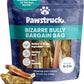 Pawstruck Natural Bizarre Bully Sticks Bargain Bag for Dogs and Puppies – Variety Pack of 5–7" Long-Lasting, Eco-Conscious Beef Chew Treats – 8 oz Bag – Packaging May Vary