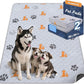 Washable Pee Pads for Dogs, 2 Pack Absorbent Reusable Training Dog Pads Pet Puppy Pads, Non-Slip Potty Pads for Whelping, Playpen, Crate, Bed, Orange, 36"x54"