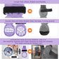 BEAUTYZOO Anti Slip Dog Socks for Small Medium Large Dogs with Grips Straps on Hardwood Floor Protection Wear, Traction Control 4 Pairs Double Side Paw Protector to Prevent Licking for Girl or Boy