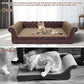 Scratching Sofa, Couch Shaped Thick Scratching Cardboard, Lounge Bed for Indoor Rest&Play, Sofa Scratcher Pad (Brown, 39.4" L X 14" W X 11" H)
