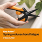 Fiskars 6" Pruning Scissors (2-Pack) for Flowers, Buds, Weeds and Small Plants, Garden Snips with Resin Resistant Nonstick Stainless Steel Blades, Gardening Trimmers with Comfortable Handle