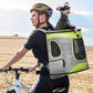Petsfit Pet Backpack Carrier Easy-Fit Dog Travel Backpack Carrier for Hiking Walking Cycling Suitable for Small Medium Dogs Cats and Rabbits up to 22 Pounds, Green