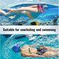 W WSTOO Adults Diving Snorkel Breathing Tube Silicone Flexible Foldable Snorkel Anti-Drop for Freediving Swim Training,Diving and Scuba Diving,Easy to Carry for Travel