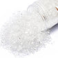 TWINKLING High Luster Crushed Glass Glitter, Broken Glass, Fire Glass Gems Chips for Fire Pit, DIY Resin Art, Epoxy Crafts, Geode Painting, Aquarium Decoration, 6-9mm(370g/13oz.) (Clear/Transparent)