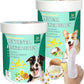 Pet Finger Wipes for Ear and Teeth - 120 Count Cleaner Finger Wipes for Dog and Cat, Dental Ear Care Wipes, Hypoallergenic Dog Wipes to Remove Plaque Tartar, Relieve Ear Itching and Inflammation