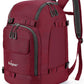 Unigear Ski Boot Bag, 50L Ski Boot Travel Backpack for Ski Helmet, Goggles, Gloves, Skis, Snowboard & Accessories (Red)