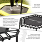 Upper Bounce Mini Workout Trampoline with Adjustable T-Shaped Handrail – Hexagonal Rebounder Trampoline for Kids & Adults – Fitness & Recreational Trampolines, Supports up to 220 lbs.