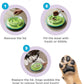 Outward Hound Nina Ottosson Wobble Bowl Dog Game -Interactive Slow Feeder Bowl Dog Game