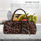 Wine Clutch Bag (Thermal Insulated) Trendy Women's Carry Tote | Holds Red & White 750mL Bottles | Trendy Fashion | Incl. Portable Waiter-Style Corkscrew