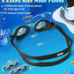 Aegend 2 Pack Kids Goggles, Swimming Goggles for Kids Age 4-16 Boys and Girls Youth, Anti-Fog Waterproof Anti-UV Pool Goggles