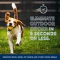 Eco Strong Outdoor Odor Eliminator Outside Dog Urine Enzyme Cleaner Powerful Pet, Cat, Animal Scent Deodorizer | Professional Strength for Yard, Turf, Kennels, Patios, Decks (128 OZ)