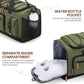 Gym Bag for Men and Women with Shoe & Laptop Compartment, 3-in-1 Sports Travel Duffel Bag Anti-Theft Weekender Carry-On Backpack for Airplane & Workout, Overnight Travel Bag,35L (Green, Medium)
