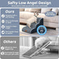 Dog Ramp and Stair for Bed 16" H-20 H,3-Step Cat Stair for Sofa and Chair,4-Step Dog Ramp for High Bed and Window,Durable Nonslip Fabric Cover for Indoor (Dark Grey-16 H, Pet Friendly, 3)