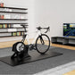 Bike Mat Compatible with Peloton Bike,Elliptical,Treadmill Mat, 6mm Thick, Under Exercise Bike Trainer Pad for Indoor Stationary Spin Bike Gym Equipment Hardwood Floor Carpet Protector