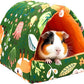 UPINS Guinea Pig Bed, Guinea Pig Hideout Washable Small Animal House Cage Accessories for Dwarf Rabbits Chinchillas Hamsters Hedgehogs Ferrets Bearded Dragons and Rats
