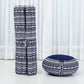 Leewadee Meditation Cushion Set – 1 Round Zafu Meditation Pillow and 1 Square Roll-Up Zabuton Meditation Mat, Pillows Bundle Filled with Kapok
