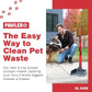 Pooper Scooper for Large Dogs, Small Dogs and Horses, Metal Poop Scooper Set with Long Handle Rake and Tray for Yard, Grass, Dirt or Gravel, Heavy Duty Aluminum Poop Picker Upper