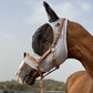 Horse Fly Mask Super Comfort Horse Fly Mask Elasticity Fly Mask with Ears We Only Make Products That Horses Like… (Gray, M)