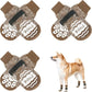 BEAUTYZOO Anti Slip Dog Socks for Small Medium Large Dogs,Paw Protector with Grips for Hardwood Floor Hot/Cold Pavement,Traction Control 3 Pairs AntiTwist Dog Shoes to Prevent Licking for Senior Dog