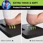 WORKPRO Extra Thick Kneeling Pad, 2-Pack, Soft Foam Cushioning for Knee, Large Foam Kneeler Mat for Gardening, Bathing Baby, Workout Supplies, 17.5 x 11 x 1.5 in, Black