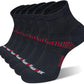 BERING Men's Athletic Ankle Socks Cushioned Quarter Running (6 Pairs)