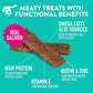 Dogswell Skin & Coat Jerky Dog Treats, Salmon, 10 oz. Bag