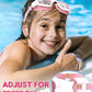 Kids Swim Goggles,Swimming Goggles for Kids 6-14, Anti-Fog UV Protection Pool Glasses for Boys Girls