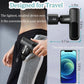 Mini Massage Gun with Heat and Cold Head, Percussion Muscle Massager with 4 Attachments, Portable Hand Held Massager Gun for Pain Relief, Rechargeable Small Massage Gun for Office, Home, Athletes