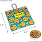 Dog Treat Pouch,Cotton Pocket Sized Training Holder, Hand Free Walking Funny Bag with Carabiner, Self-Closing Pet Feed Snack Reward, Behavior Aids for Puppy Travel or Outdoor Use（Fruit Orange）