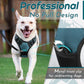 Eagloo Dog Harness Small Sized Dog, No Pull Service Vest with Reflective Strips and Control Handle, Adjustable and Comfortable for Easy Walking, No Choke Pet Harness with 2 Metal Rings, Dark Green, S