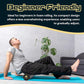 FitNation Foam Roller – High-Density Foam Muscle Roller – Textured Foam Rollers for Muscle Massage, Stretching, Pilates, Yoga