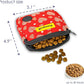 Dog Treat Pouch for Pet Walking and Training with Clicker Poop Bags Small Fanny Zipper Pack Holder for Puppy Snack Dispenser Kit for Leash and Outdoor Use (Valentine)