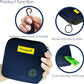 Dog Treat Pouch for Pet Walking and Training with Clicker Poop Bags Small Fanny Zipper Pack Holder for Puppy Snack Dispenser Kit for Leash and Outdoor Use (Blue)
