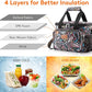 Lifewit Medium Lunch Bag Insulated Lunch Box Soft Cooler Cooling Tote for Adult Men Women, Paisley 12-Can (9L)