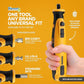 Diamondg Cordless Dog Nail Grinder with Quiet Sound & LED Tip for Large & Small Dogs, 4hrs. Runtime, 2 Bits Included, Orange