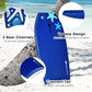 KOTEK 33/37/41 Inch Body Board with Wrist Leash, EPS Core, Dual Channel, HDPE Slick Bottom, Bodyboard for All Skill Levels & Wave Conditions