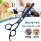 7 inch Matte Blue Thinning Dog Grooming Scissors Professional 440C Stainless Steel Dog Thinner Shears Smooth Cutting Comfortable Grip and Easy to Use for Groomers and Home Use