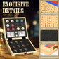 21 Inches Horse Racing Game, Horse Race Board Games with 11 Luxury Metal Horses,Thickened Wood Chessboard,Chips,Cards and Dice,Classic Wooden Table Top Board Games for Adults and Family