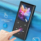 64GB Bluetooth MP3 Player - 2.4" Screen Portable HiFi Mp3 Player with Built-in Speaker, MP3 Music Player with Voice Recorder, FM Radio, Touch Buttons,Support up to 256GB SD Card