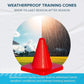 LVL10 Pro Training Cones - 6" Soccer Training Cones for Sports - for Basketball, Football, Basketball and Agility Drills - Soccer Field Markers That Won't Crack, Slide or Fly