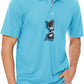 MAGCOMSEN Men's Polo Shirts 3 Buttons Casual Work T Shirts Quick Dry Short Sleeve Golf Shirt Pique Jersey Outdoor Performance