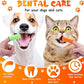 Nuogo 80 Count Dog Toothbrush Soft Finger Brushes Pet Finger Toothbrush Easy Teeth Cleaning Dog Tooth Brush Oral Care Pet Dental Brush Cleaning for Small Cats and Puppy