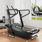 DELAVIN Curved Manual Treadmill, Non Electric Treadmill with 4 Resistance Levels, Motorless Treadmill with Front Digital Display and Handlebar, Wide Belt Treadmill 440LBS Capacity for Home Gym(FBA)