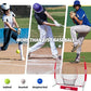 ZELUS Baseball Net 7 ft x7 ft, Softball Hitting & Pitching with Carry Bag, Ground Stakes, Portable Backstop & Bow Frame, Training Equipment for All Ages
