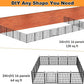 Dog Playpen 24 inch(H) 16 Panels Dog Fence Outdoor for Yard. Metal Dog Pen Heavy Duty Pet Puppy Exercise Pen for Rv Camping Garden Yard, Wide Door Low Threshold Dog Fence Total 31.4 Ft(L)