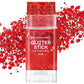 Red Body Hair Glitter Stick, Mardi Gras Makeup Chunky Sequins Face Glitter Rave Singer Concert for Kids, Halloween Glitter Paint for Kids,Waterproof Shimmer Accessories for Parties Carnival