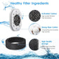 20 Pack Cat Water Fountain Filters-Cat Fountain Replacement Filters for Stainless Steel 3.2L/108oz Adjustable Water Flow Cat Fountain(10 Pack Pet Water Filter Refills+10 Pack Sponges)