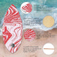 41” Skipper Skimboard with High Gloss Coat Wooden Skim Boards for Beginners, Teenagers and Adults Beach Skimboard 3 Color Traction Pad to Choose